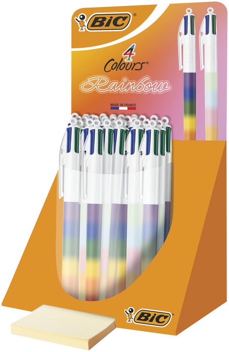 Bic Bolígrafo 4 Colours Rainbow 4 colores punta 1 mm
