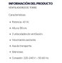 Orbegozo Ventilador de Torre TW 0600 45W Oscilante