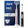 Oral-B Pro Series Pack de dos cepillos de dientes eléctricos rosa y negro