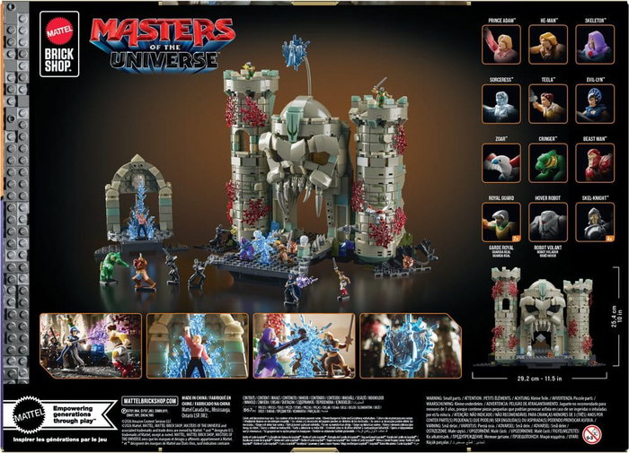 Mattel Masters of the Universe Brick Shop Set de Construcción Castle Grayskull Mattel Masters of the Universe Brick Shop Set de Construcción Castle Grayskull