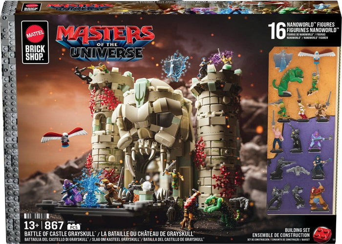 Mattel Masters of the Universe Brick Shop Set de Construcción Castle Grayskull Mattel Masters of the Universe Brick Shop Set de Construcción Castle Grayskull