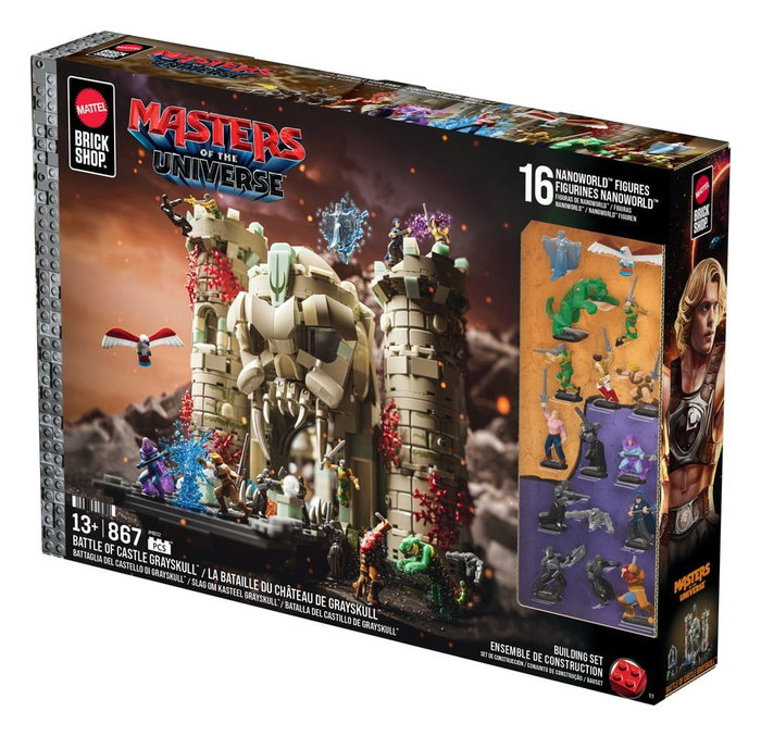 Mattel Masters of the Universe Brick Shop Set de Construcción Castle Grayskull Mattel Masters of the Universe Brick Shop Set de Construcción Castle Grayskull