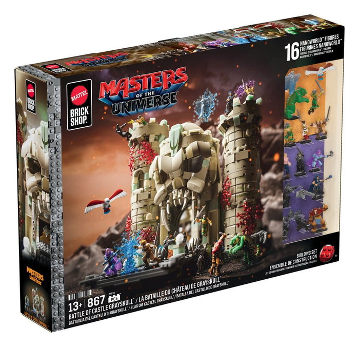 Mattel Masters of the Universe Brick Shop Set de Construcción Castle Grayskull Mattel Masters of the Universe Brick Shop Set de Construcción Castle Grayskull