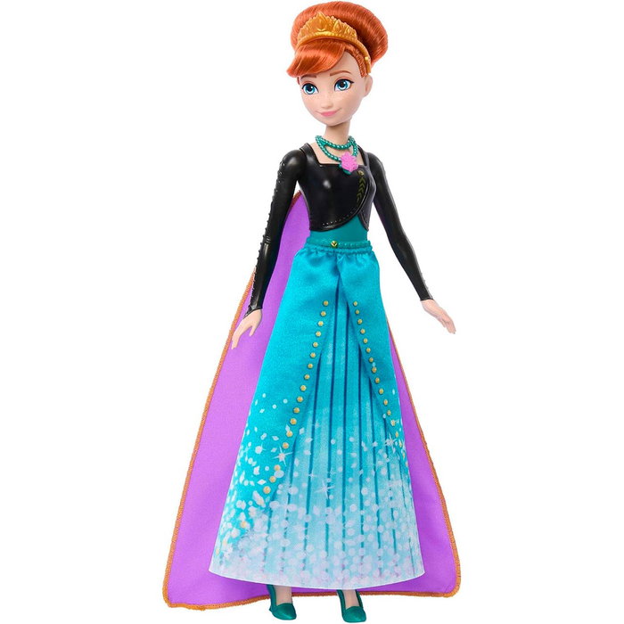 Mattel Disney Frozen 2 Anna Jewel Reveal - Muñeca de moda con accesorios sorpresa