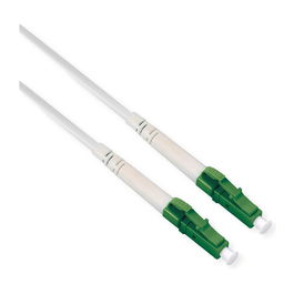 ROLINE Cable de Fibra Óptica 21.15.8605, Monomodo OS2 9/125m, LC/LC APC, Armado de Acero, LSOH, 10 m, Blanco