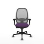 PIQUERAS Y CRESPO Silla de oficina Cilanco con mecanismo Sincro, Morado y Gris