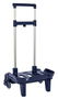 Safta Carro Portamochilas Plegable Triple Rueda Trolley Azul Marino 32x88x23,5 Cm Edad Mínima 3 Años