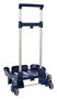 Safta Carro Portamochilas Plegable Triple Rueda Trolley Azul Marino 32x88x23,5 Cm Edad Mínima 3 Años