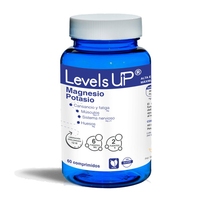BIOSERUM Levels Up Magnesio Potasio 60 Comprimidos BIOSERUM Levels Up Magnesio Potasio 60 Comprimidos