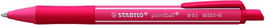 Boligrafo Stabilo Retractil Pointball Colorful Rojo Oxido (Set de 10)