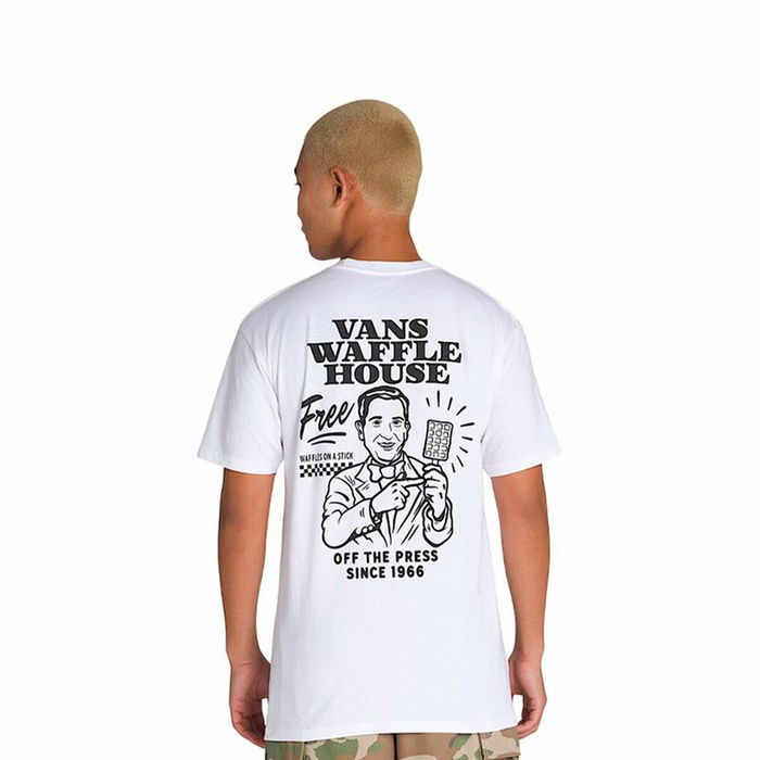Camiseta de Manga Corta Hombre Vans Death Grip Ss Blanco