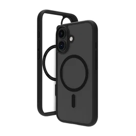 Dbramante1928 Carcasa trasera Grenen para iPhone 16 Plus – Negro, Plástico, Compatible con MagSafe
