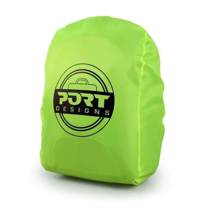 Port Designs Mochila para portátil Courchevel de 15,6 pulgadas, 600D Nylon, Negra