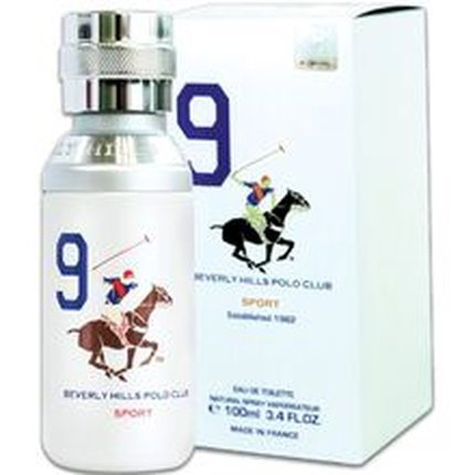 Beverly Hills Polo Club Sport 9 Agua de Tocador para hombres 100 ml