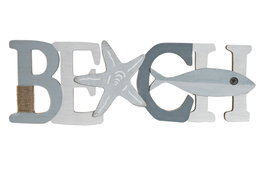 DKD Home Decor Decoración de pared Beach MDF Metal Multicolor