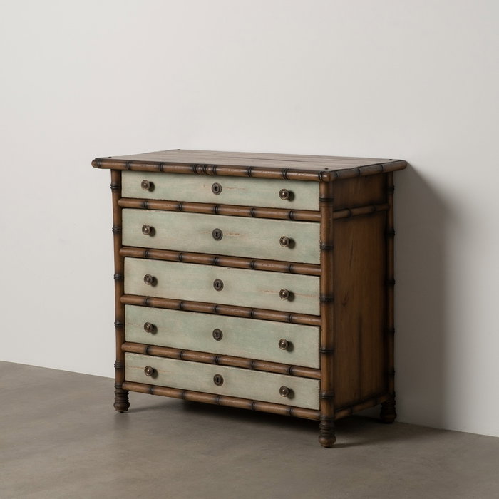 Cómoda Madera Mindi Dormitorio 95 X 45 X 85 cm Cómoda Madera Mindi Dormitorio 95 X 45 X 85 cm