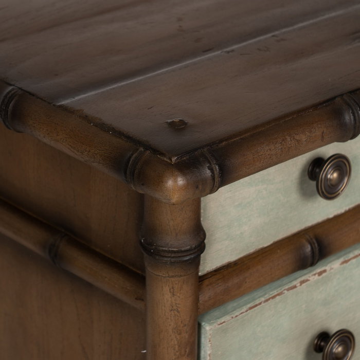 Cómoda Madera Mindi Dormitorio 95 X 45 X 85 cm Cómoda Madera Mindi Dormitorio 95 X 45 X 85 cm