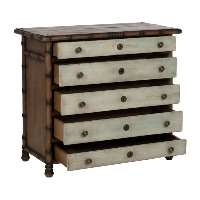 Cómoda Madera Mindi Dormitorio 95 X 45 X 85 cm Cómoda Madera Mindi Dormitorio 95 X 45 X 85 cm