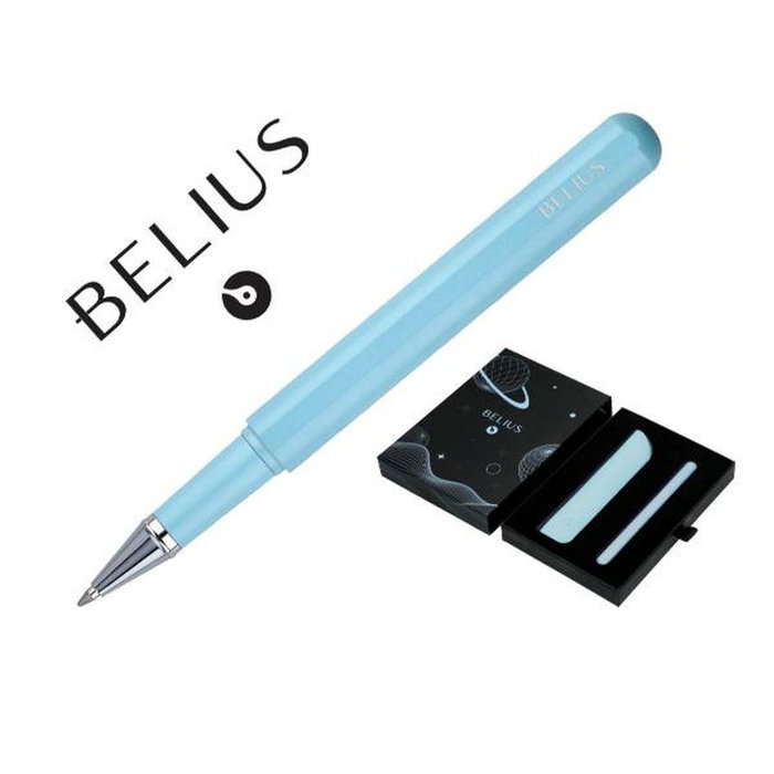 Belius Roller Space B con funda de símilpiel, color celeste y tinta azul Belius Roller Space B con funda de símilpiel, color celeste y tinta azul