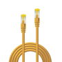 Lindy Cable de Red S/FTP Cat.7 LSZH de 0.3m, Amarillo, Blindado, 600MHz, para Ethernet 10GBase-T