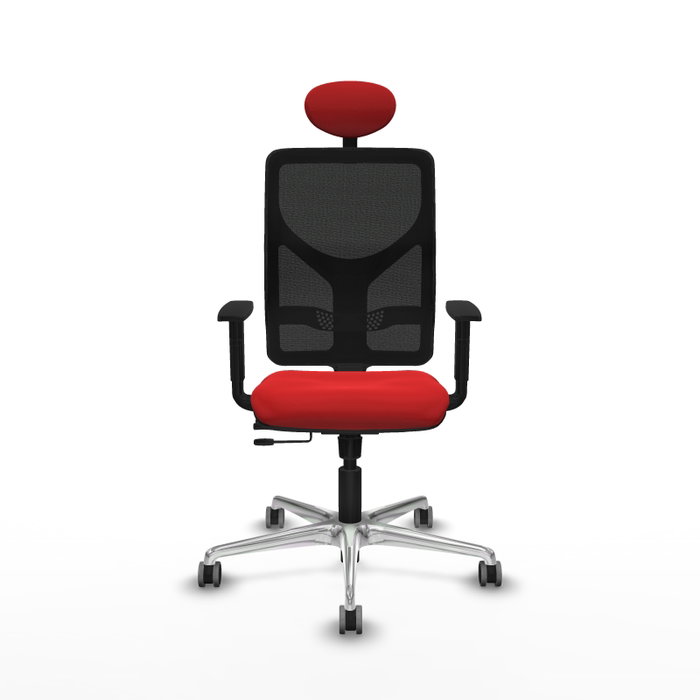PIQUERAS Y CRESPO Silla de oficina Motilla Sincro/Traslack Rojo y Negro PIQUERAS Y CRESPO Silla de oficina Motilla Sincro/Traslack Rojo y Negro