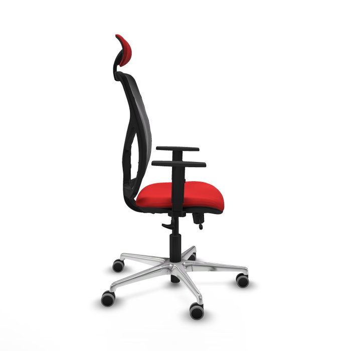 PIQUERAS Y CRESPO Silla de oficina Motilla Sincro/Traslack Rojo y Negro PIQUERAS Y CRESPO Silla de oficina Motilla Sincro/Traslack Rojo y Negro