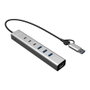 I-TEC Metal HUB 6 puertos USB-C/USB-A con LAN y Power Delivery 85W
