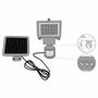 Galix Foco solar con detector de presencia - 80 LED - Negro