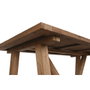 DKD Home Decor Mesa de Comedor de Teca Natural 200x100x75 cm