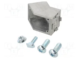 FATH Ángulo de 45° para perfiles en aluminio de 45mm x 76,2mm