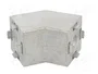 FATH Ángulo de 45° para perfiles en aluminio de 45mm x 76,2mm