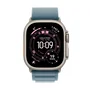 Apple Watch Ultra 3 GPS + Cellular 49 mm Titanio Natural con Loop Alpine Azul Claro Talla M