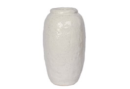 DKD Home Decor Jarrón de Gres Crudo 23x23x41 cm (Pack de 2)