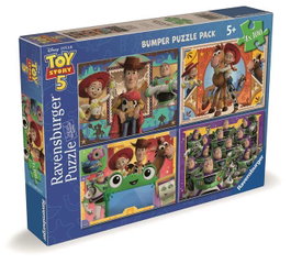 Ravensburger Puzzle Toy Story 5, 4x100 Piezas