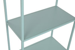 DKD Home Decor - Estantería Urban Arc Turquesa - 4 Baldas Desmontable - Metal 30 x 183.5 x 60 cm