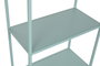 DKD Home Decor - Estantería Urban Arc Turquesa - 4 Baldas Desmontable - Metal 30 x 183.5 x 60 cm