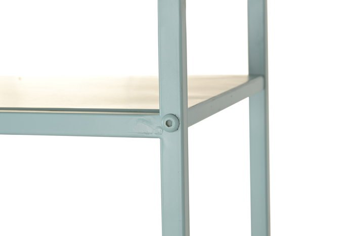 DKD Home Decor - Estantería Urban Arc Turquesa - 4 Baldas Desmontable - Metal 30 x 183.5 x 60 cm