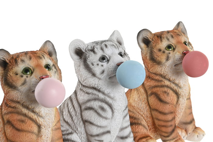 DKD Home Decor Figura de Resina Gato Surtido de 3 Unidades DKD Home Decor Figura de Resina Gato Surtido de 3 Unidades