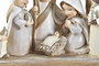 DKD Home Decor Nacimiento Navidad Tradicional Marron Beige Resina 7 x 15.5 x 17 cm