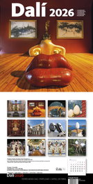 TRIANGLE POSTALS Calendario de Pared 2026 Dalí (30x30 cm)