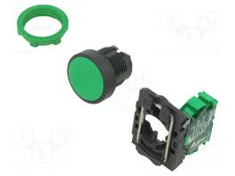 SCHNEIDER ELECTRIC Interruptor de presión Harmony XB5R Verde 22mm