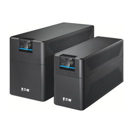 Eaton 5E700D 5E Gen2 SAI UPS 700VA 360W Linea Interactiva Torre Negro 220V-240V 50/60 Hz 2 Tomas Tipo F