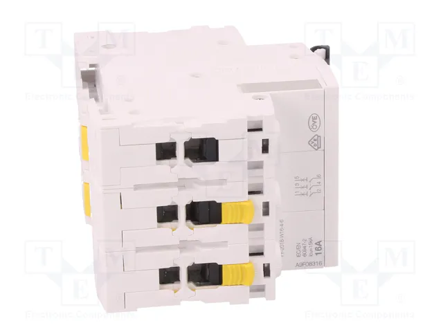 SCHNEIDER ELECTRIC Interruptor magnetotérmico iC60H 16A 3 Polos Caract D