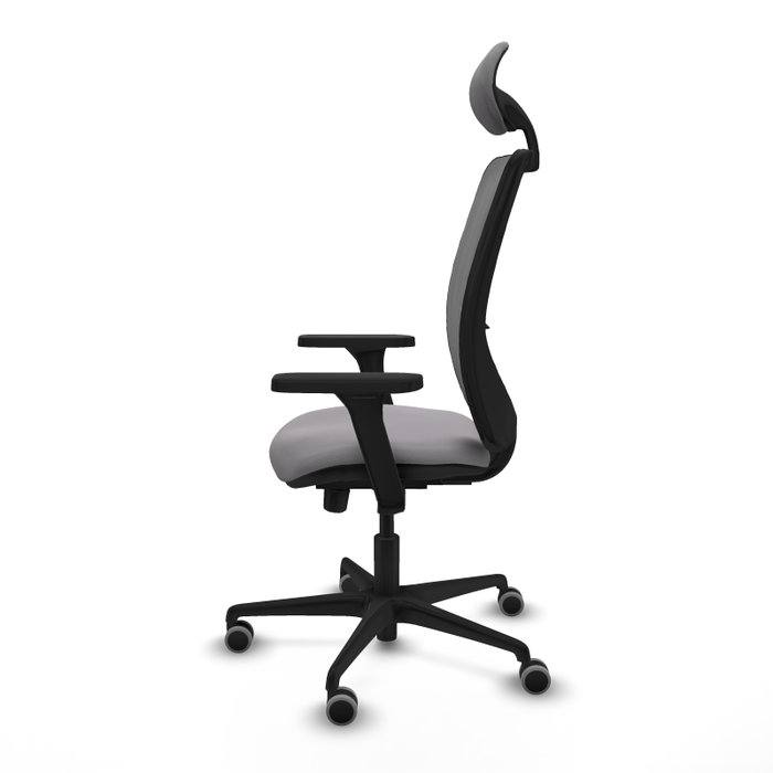 PIQUERAS Y CRESPO Silla de oficina Zulema Gris con mecanismo Sincro/Traslack PIQUERAS Y CRESPO Silla de oficina Zulema Gris con mecanismo Sincro/Traslack