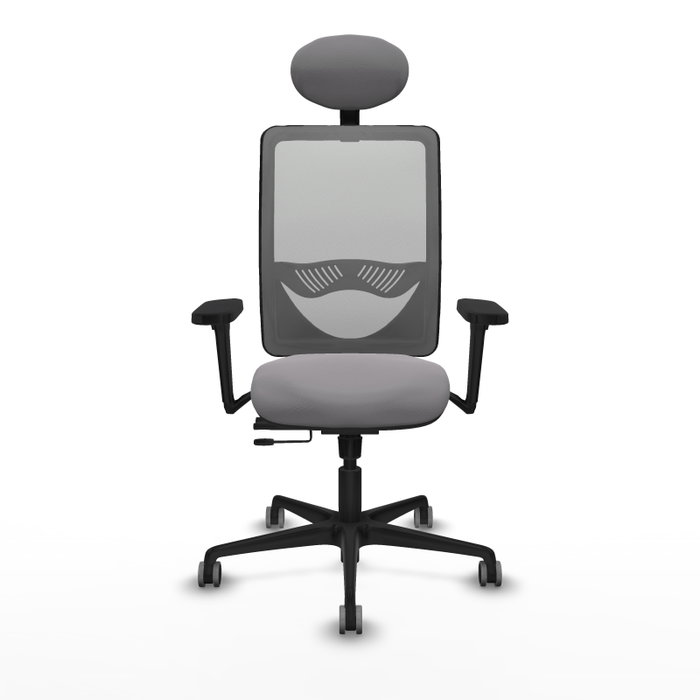 PIQUERAS Y CRESPO Silla de oficina Zulema Gris con mecanismo Sincro/Traslack PIQUERAS Y CRESPO Silla de oficina Zulema Gris con mecanismo Sincro/Traslack