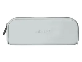Antartik Estuche portatodo Prisma silicona soft rectangular gris