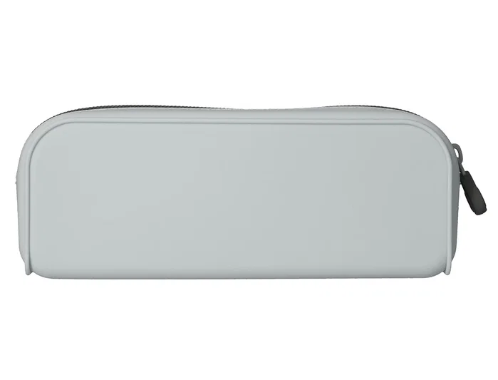 Antartik Estuche portatodo Prisma silicona soft rectangular gris