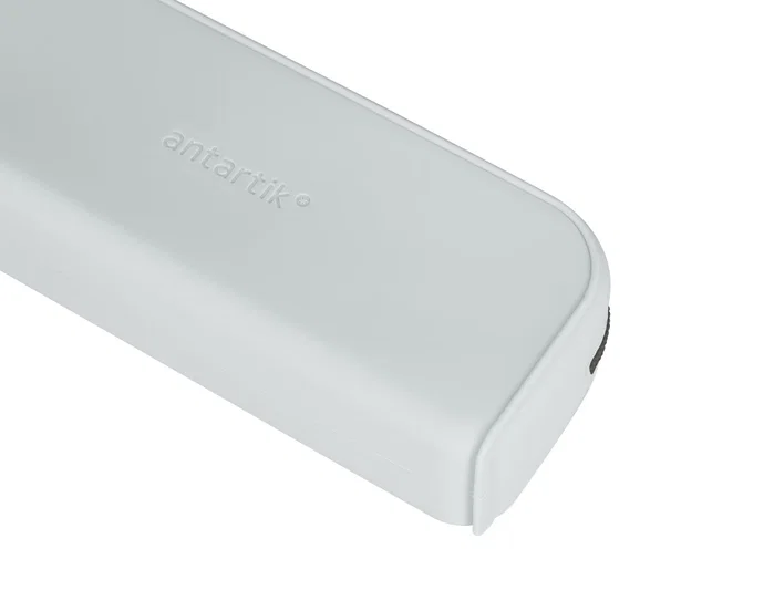 Antartik Estuche portatodo Prisma silicona soft rectangular gris