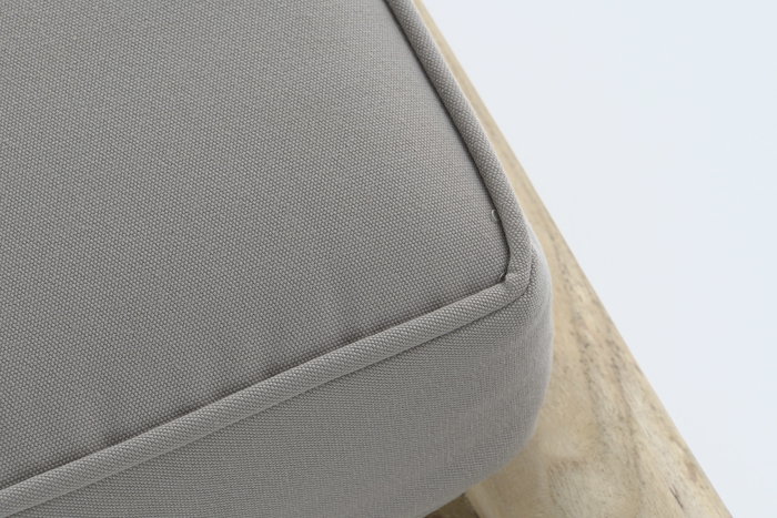 DKD Home Decor Tumbona Balines Natural Gris Teca y Poliester 209 x 36 x 86 cm DKD Home Decor Tumbona Balines Natural Gris Teca y Poliester 209 x 36 x 86 cm