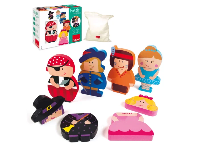 Goula Puzle infantil personajes magnéticos Goula Puzle infantil personajes magnéticos